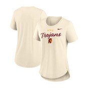 USC Trojan Women's Nike Cream Tri-Blend T-Shirt